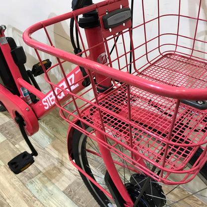 ブリヂストン ステップクルーズ e ピンク 26インチ KW106【中古車】