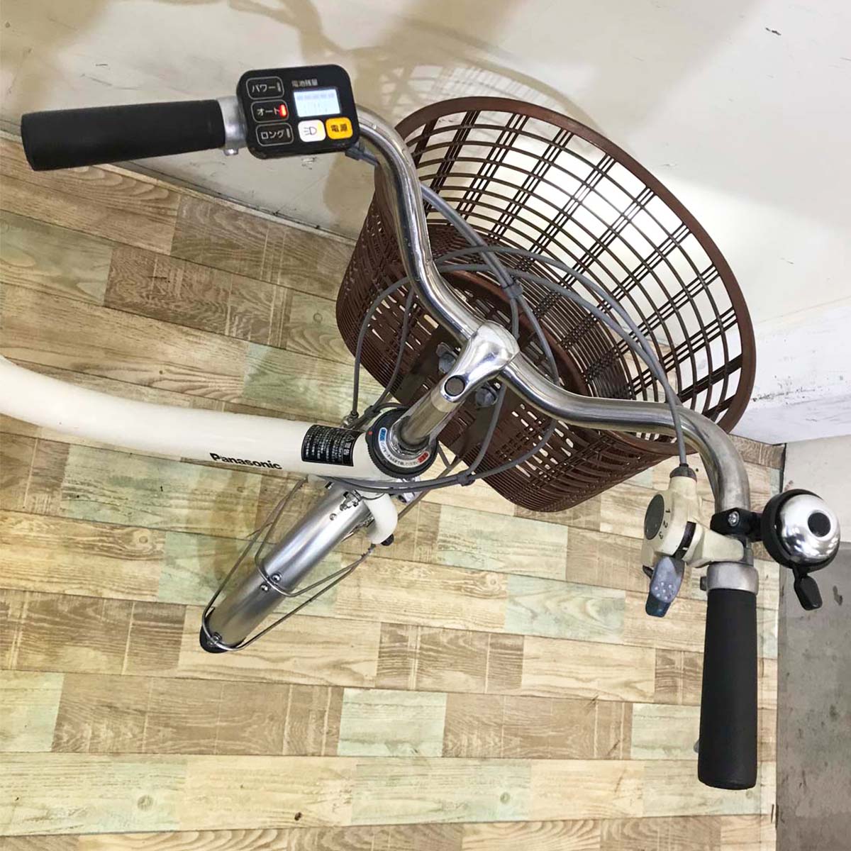 中古電動自転車 パナソニック ビビ LS ホワイト 20インチ KB036