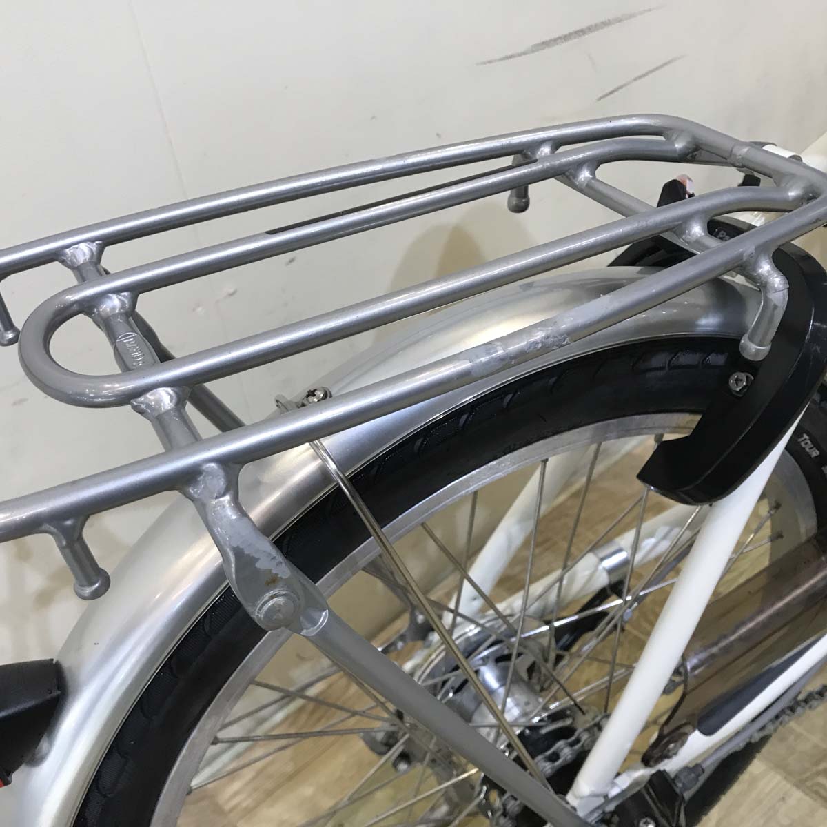 中古電動自転車 パナソニック ビビ LS ホワイト 20インチ KB036