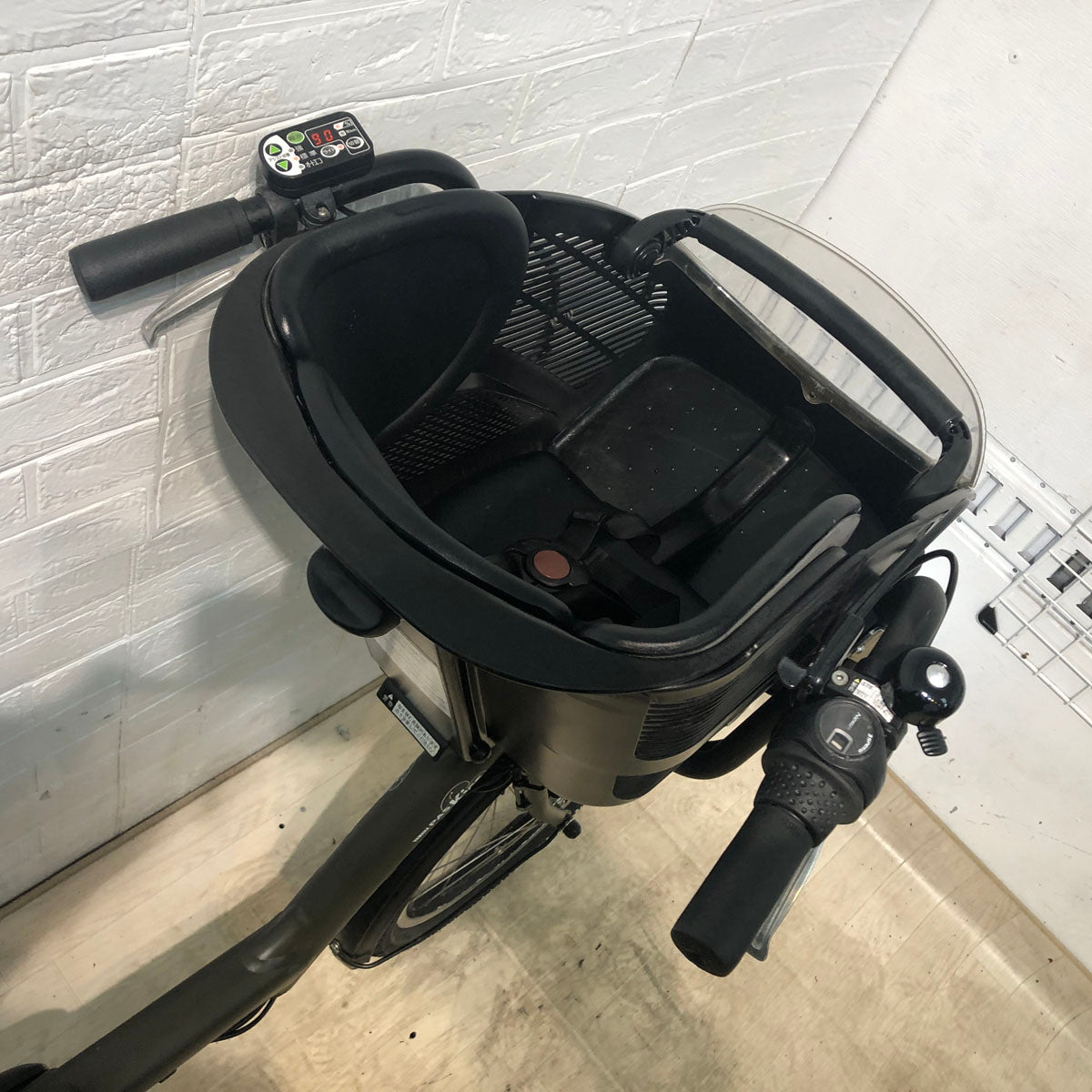 中古電動自転車 新品バッテリー ヤマハ PAS Kiss mini パス キッス ミニ カーキ 20インチ YC050