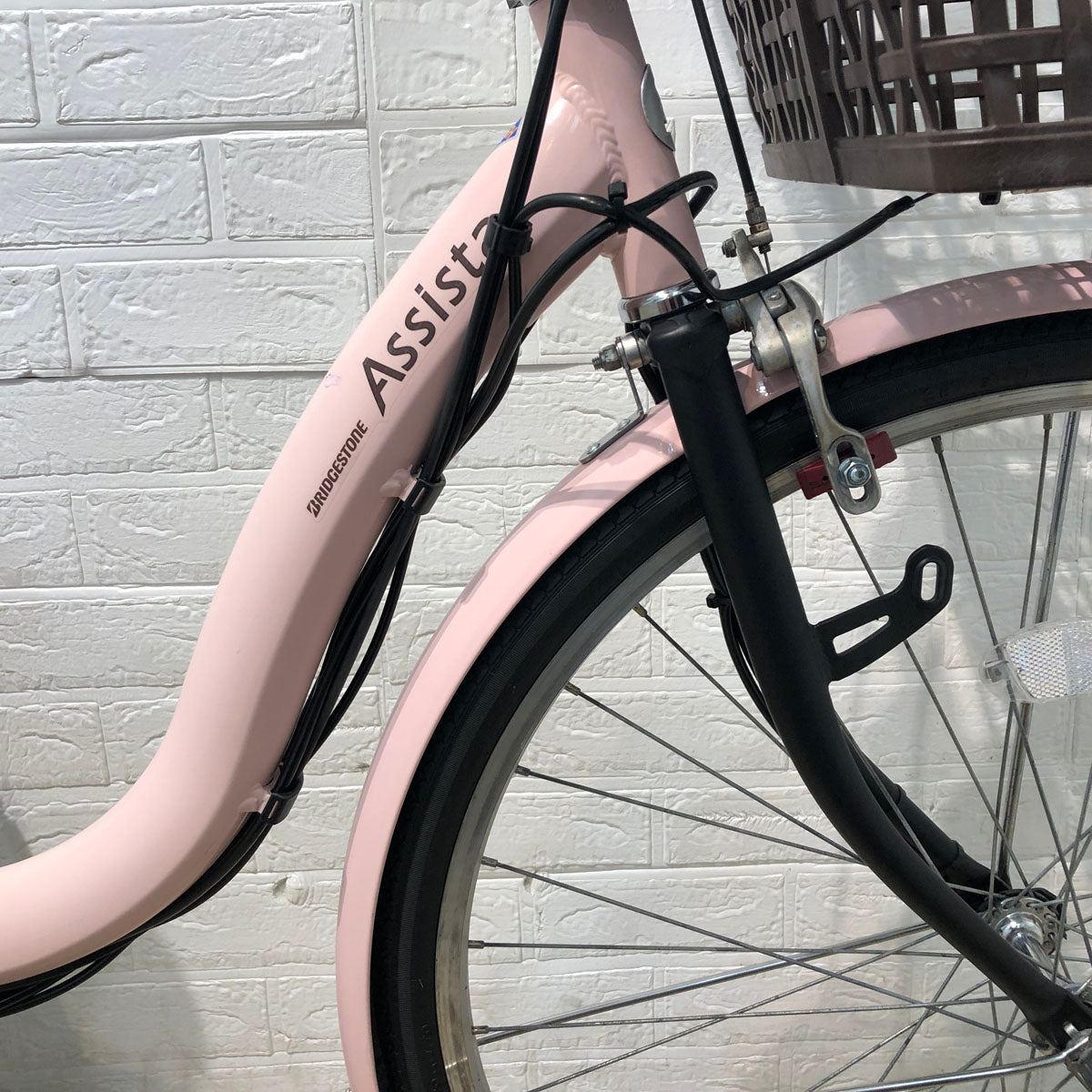 ブリヂストン アシスタ ファイン ピンク 26インチ YV034【中古車】