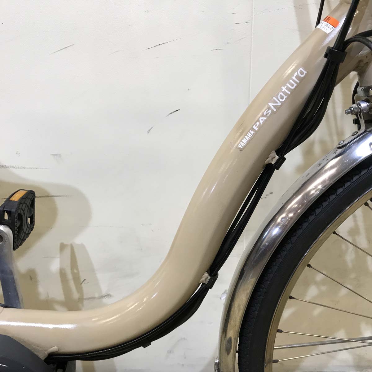 中古電動自転車 ヤマハ PAS ナチュラ ベージュ 26インチ KG046