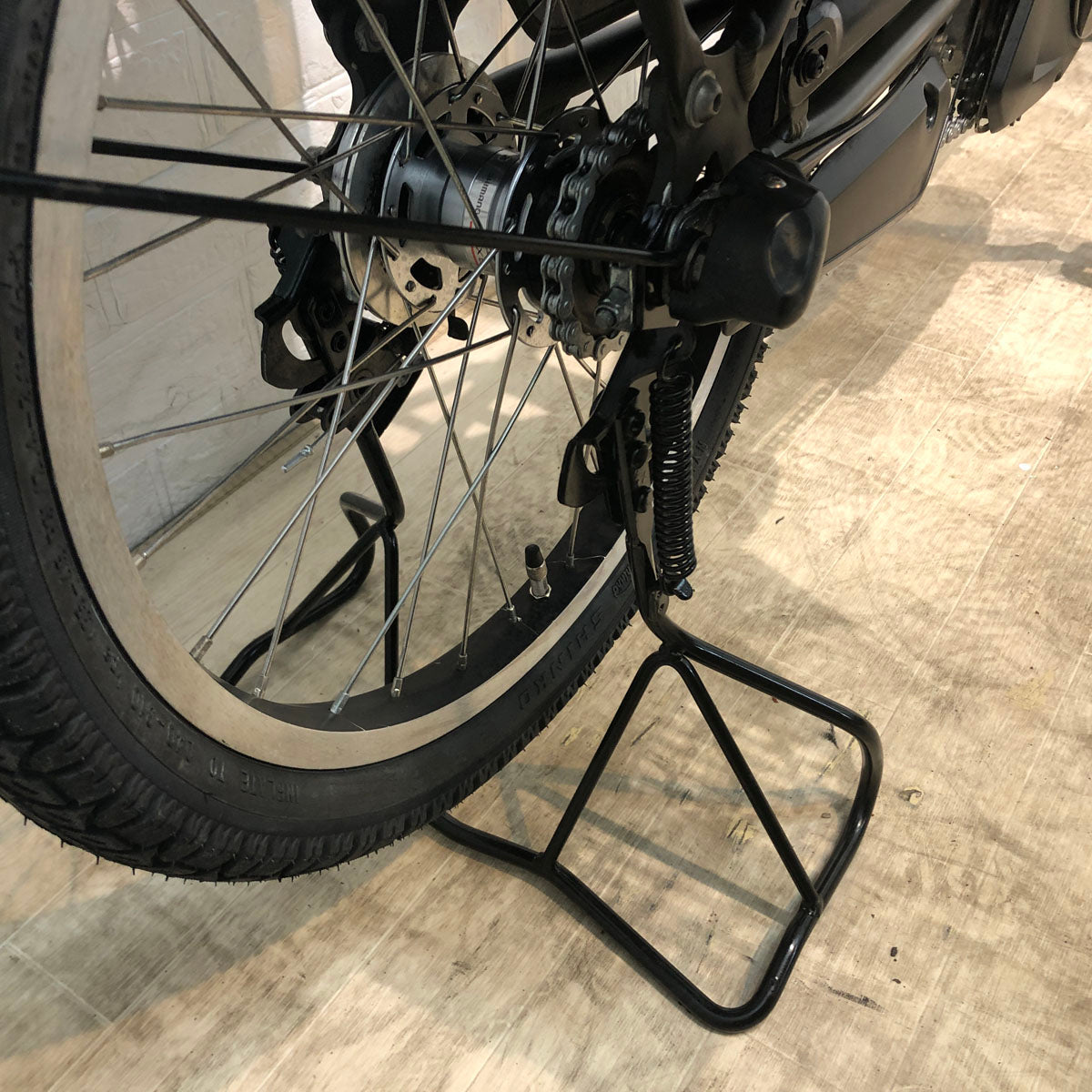 中古電動自転車 新品バッテリー ヤマハ PAS Kiss mini パス キッス ミニ カーキ 20インチ YC050