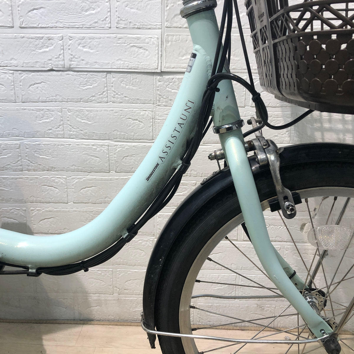 中古電動自転車 ブリヂストン アシスタ ユニ プレミア ミント 20インチ YC051