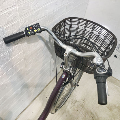 ブリヂストン アシスタDX パープル 26インチ YH070 【中古車】