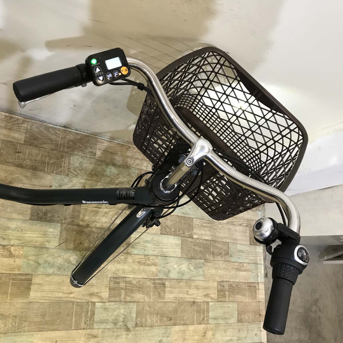 中古電動自転車 パナソニック ビビスタイル グリーン 26インチ KG047