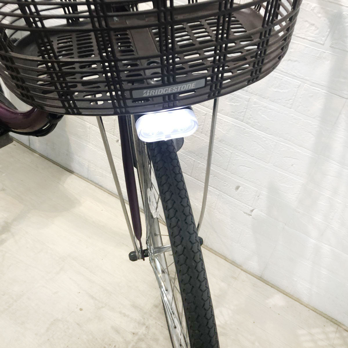 中古電動自転車 ブリヂストン アシスタDX パープル 26インチ YH070