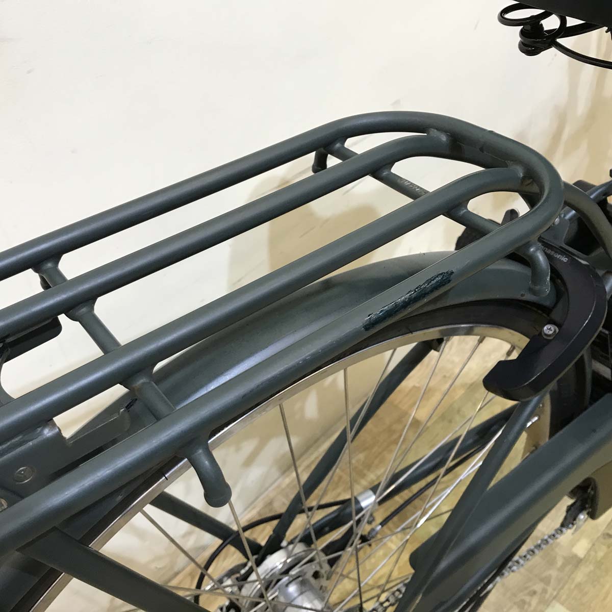 中古電動自転車 パナソニック ビビスタイル グリーン 26インチ KG047