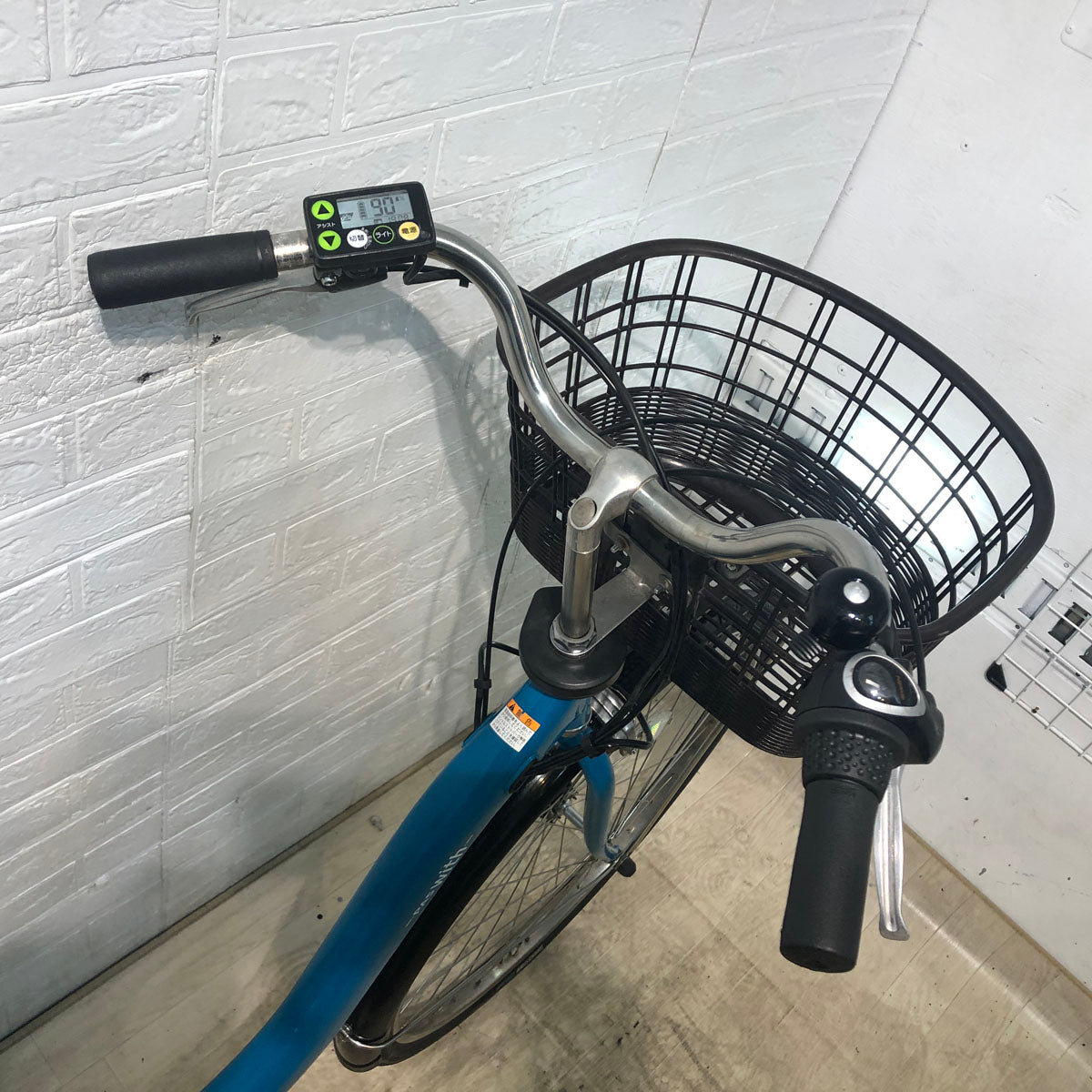中古電動自転車 ヤマハ PAS With パス ウィズ ブルー 26インチ YC052