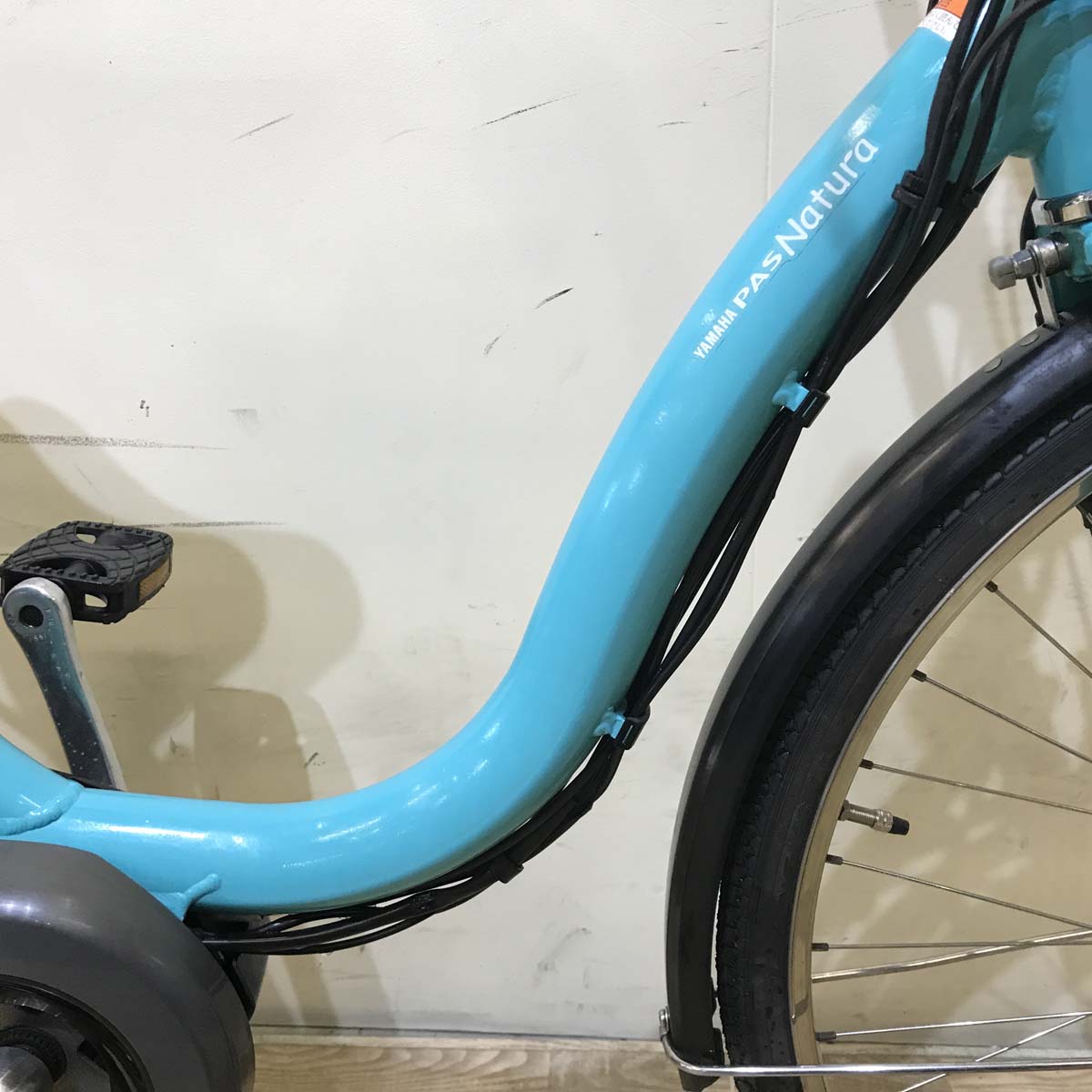 中古電動自転車  ヤマハ PAS ナチュラ XL ブルー 26インチ KB038