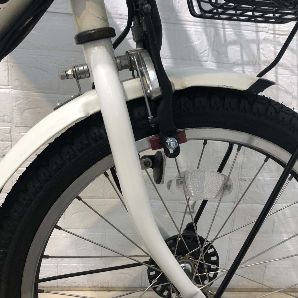 ブリヂストン ビッケ2e ホワイト 20インチ YH071 【中古車】