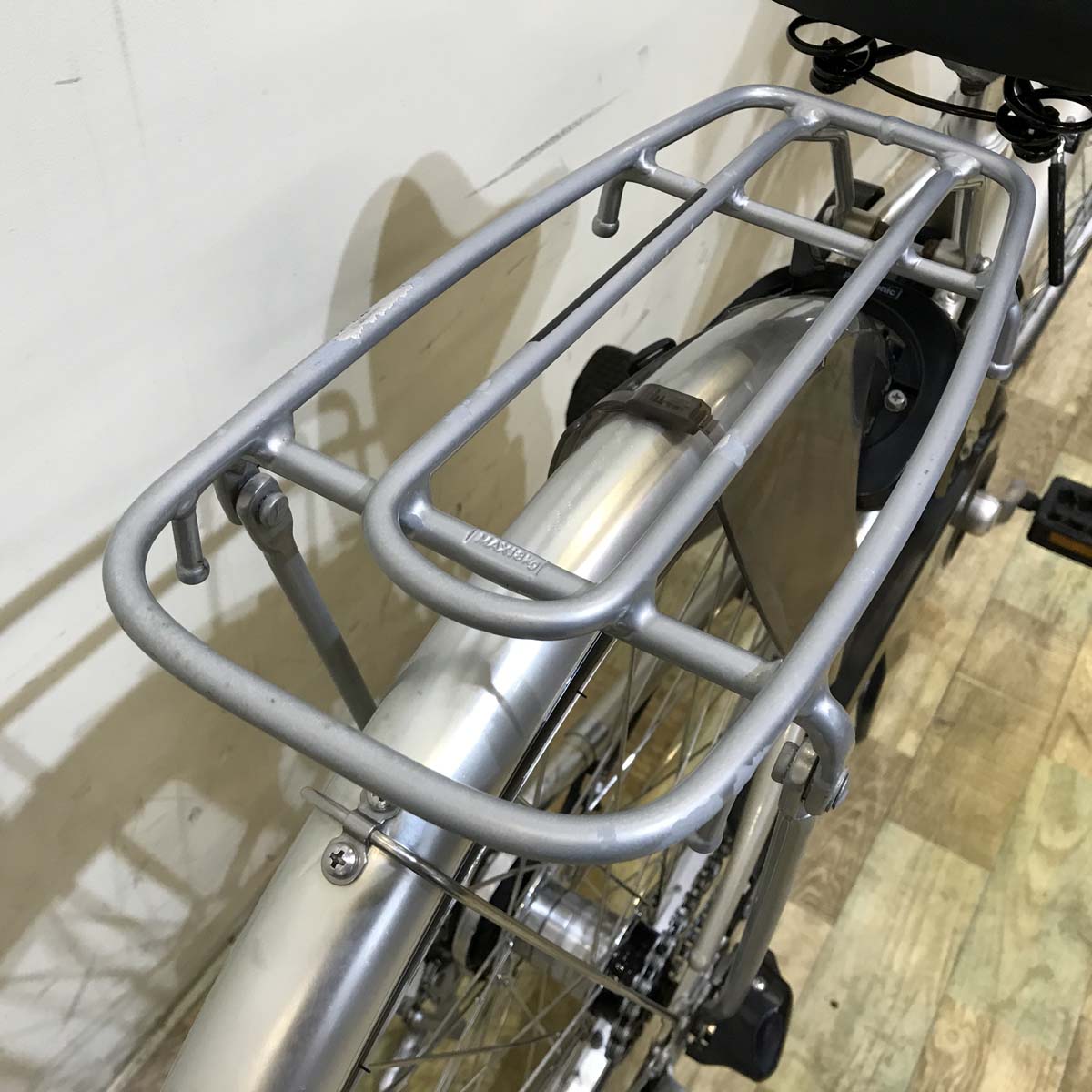 中古電動自転車 パナソニック ビビL シルバー 26インチ KG048