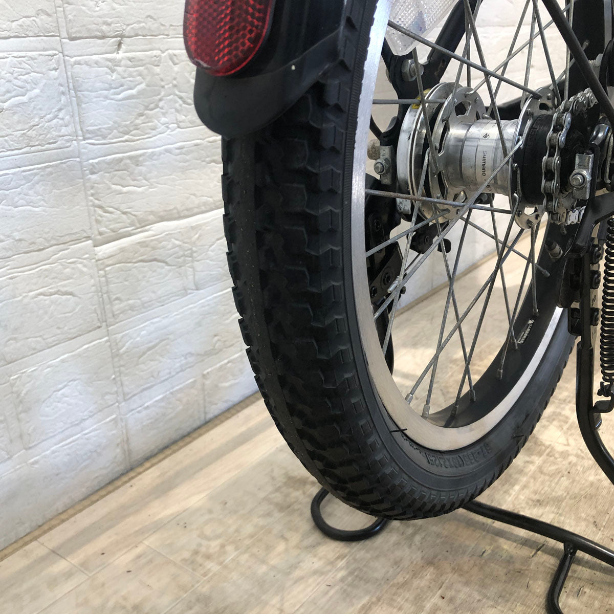 中古電動自転車 ブリヂストン アシスタ ファイン ミニ ブラック 前20