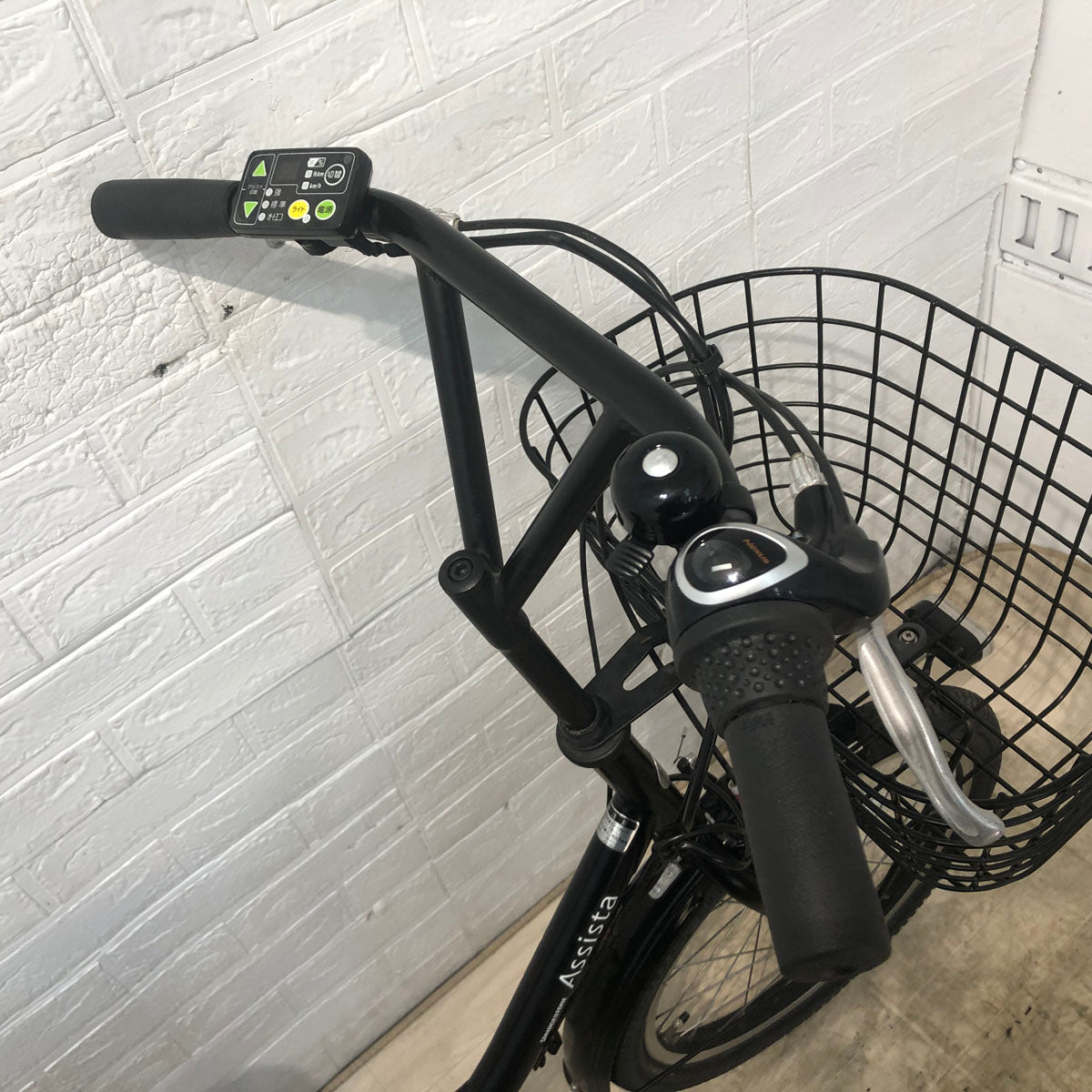 中古電動自転車 ブリヂストン アシスタ ファイン ミニ ブラック 前20