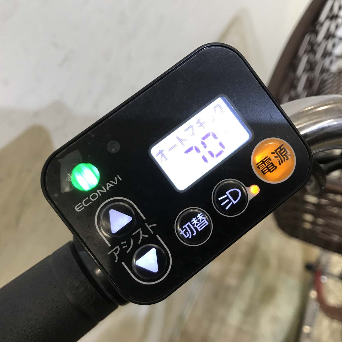 中古電動自転車 パナソニック ビビDX レッド 26インチ KG049