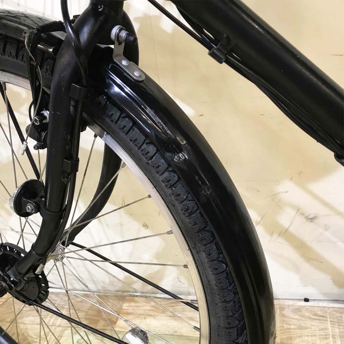 中古電動自転車 ブリヂストン HYDEE 2 ハイディ ツー ブラック 26インチ KB039