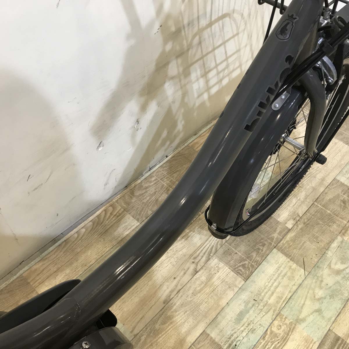 中古電動自転車 ブリヂストン bikke 2 e ビッケ ツー イー グレー 20インチ KB040