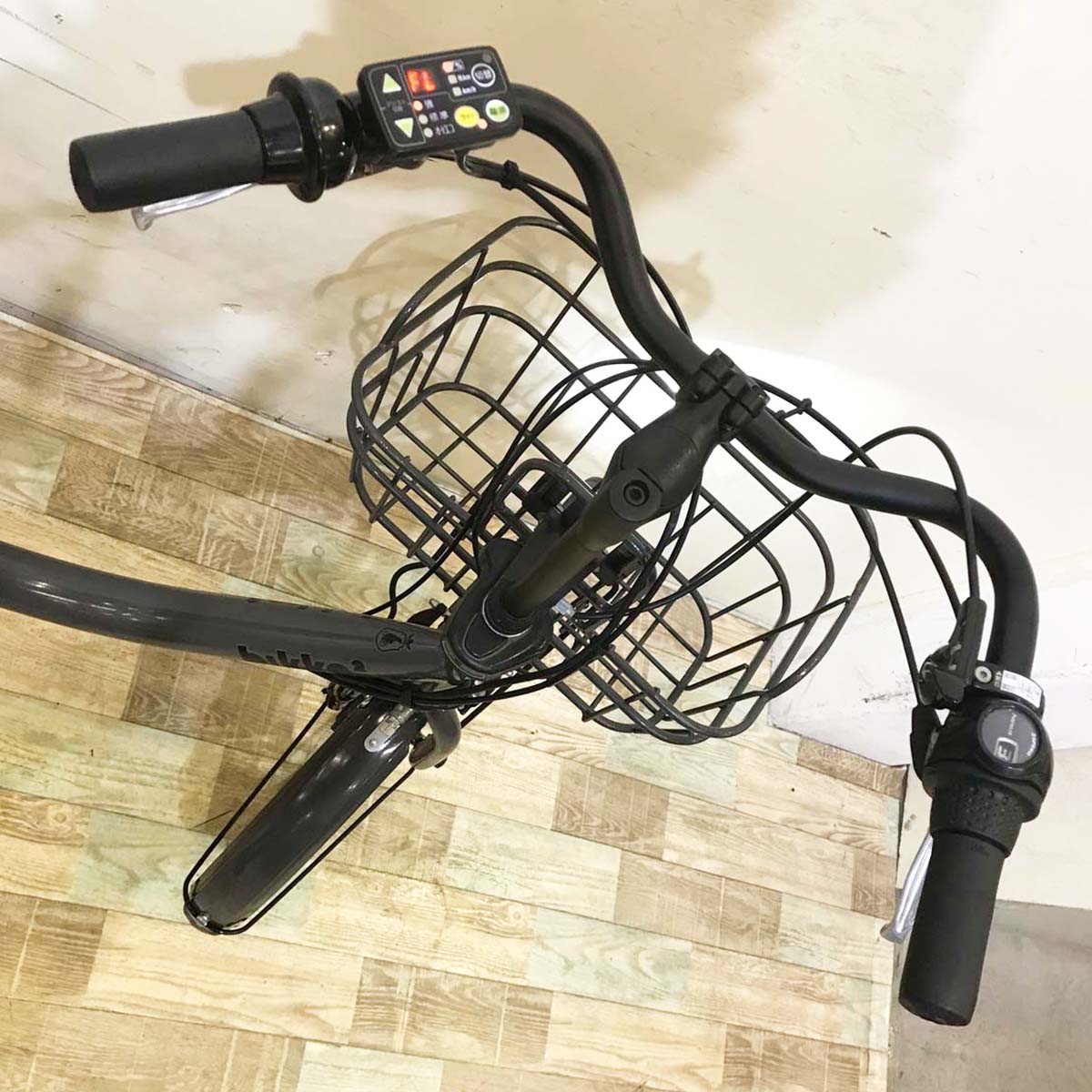 中古電動自転車 ブリヂストン bikke 2 e ビッケ ツー イー グレー 20インチ KB040