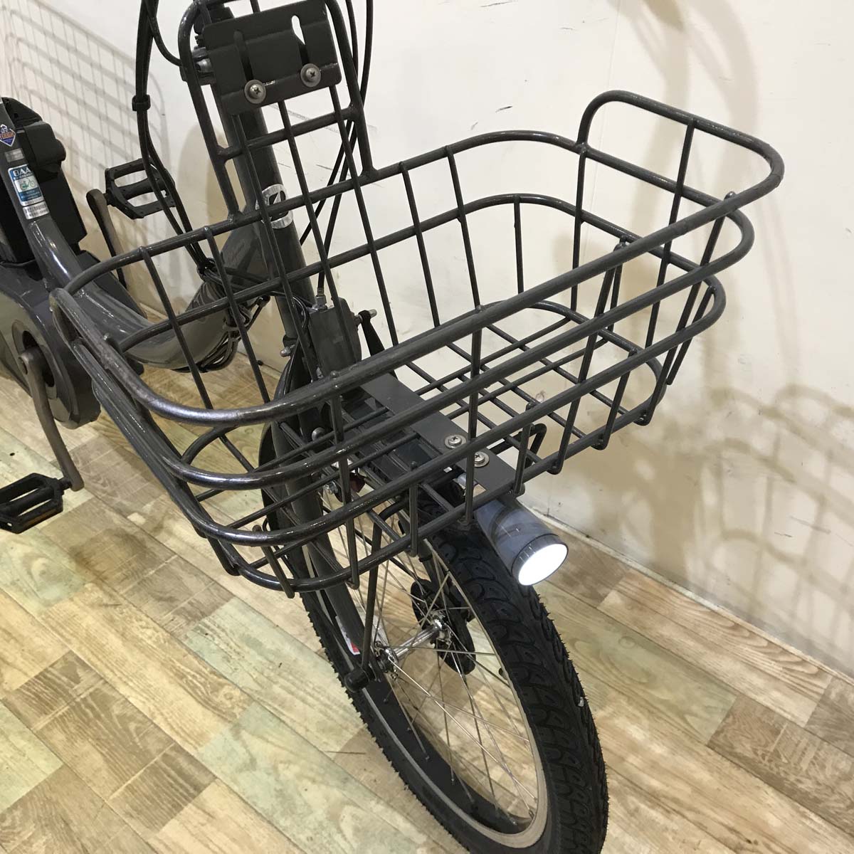 中古電動自転車 ブリヂストン bikke 2 e ビッケ ツー イー グレー 20インチ KB040