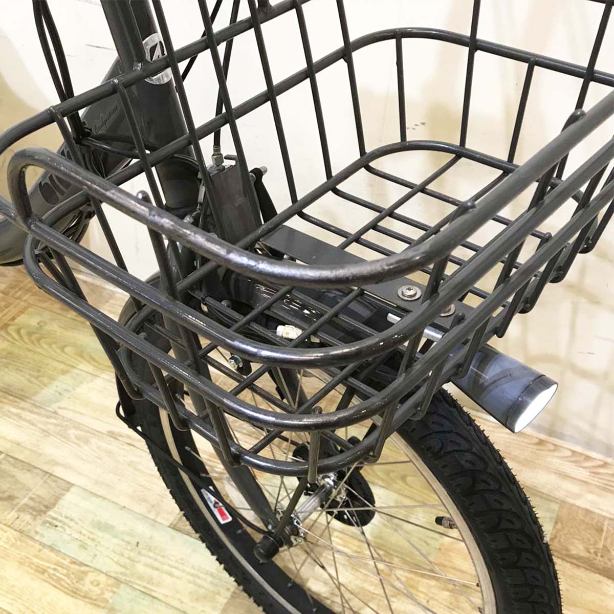 中古電動自転車 ブリヂストン bikke 2 e ビッケ ツー イー グレー 20インチ KB040