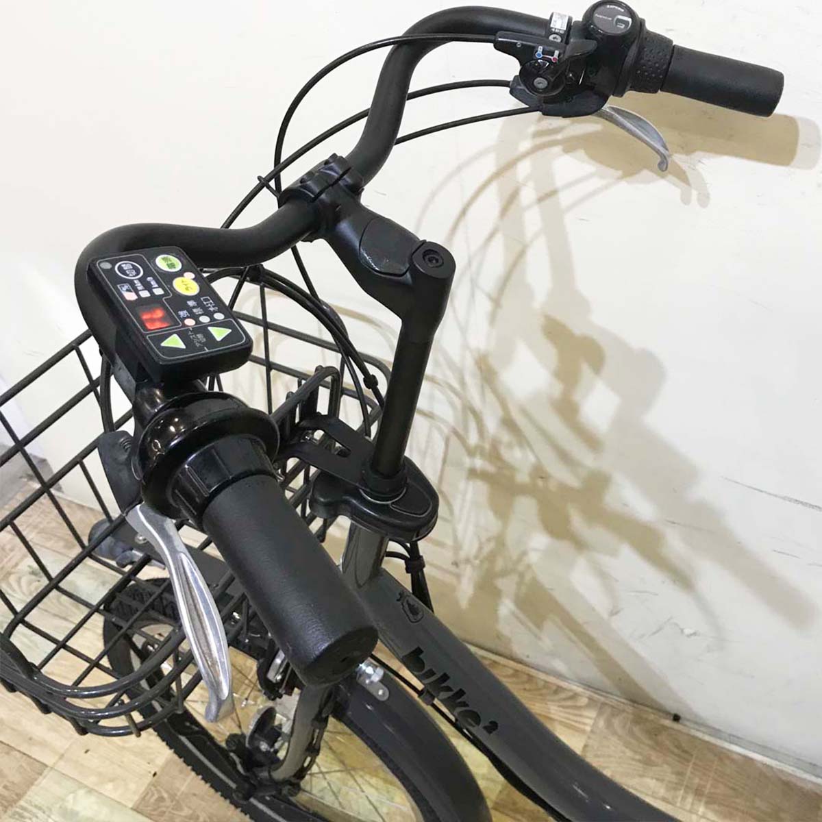 中古電動自転車 ブリヂストン bikke 2 e ビッケ ツー イー グレー 20インチ KB040