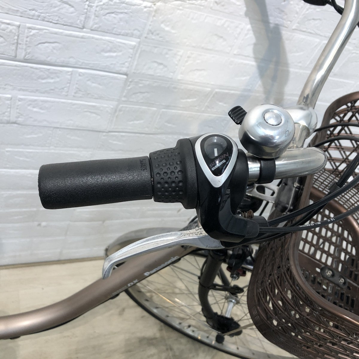 中古電動自転車 パナソニック ビビDX ゴールド 26インチ YH076