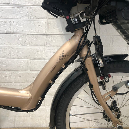 新品バッテリー ブリヂストン アンジェリーノ プティット e プレシャスベージュ 20インチ YC058 【中古車】