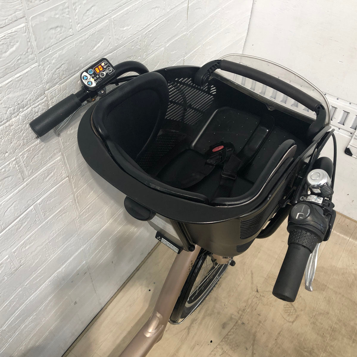 中古電動自転車 ブリヂストン アンジェリーノ プティット e プレシャスベージュ 20インチ YC058