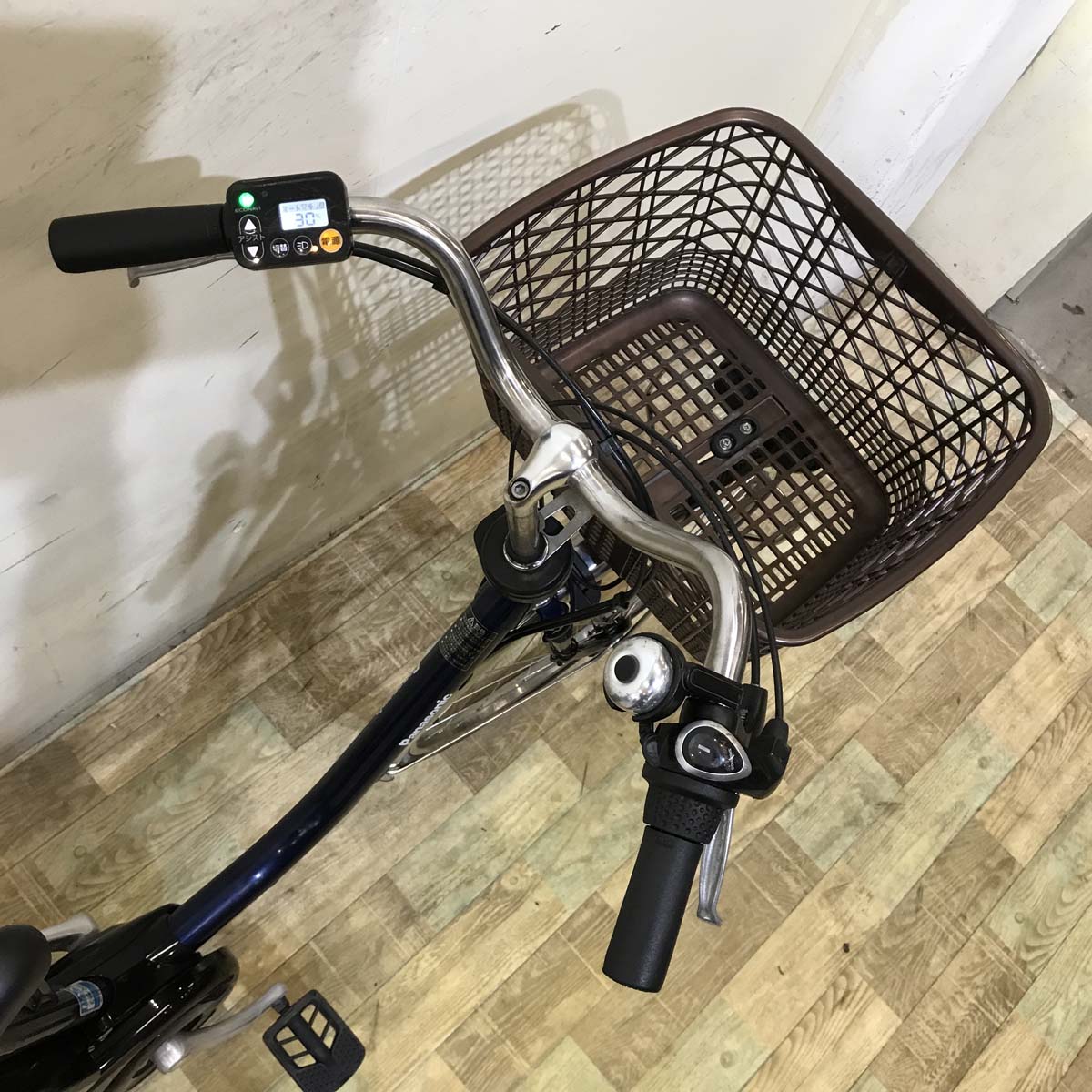 中古電動自転車 パナソニック ビビDX ネイビー 24インチ KG053