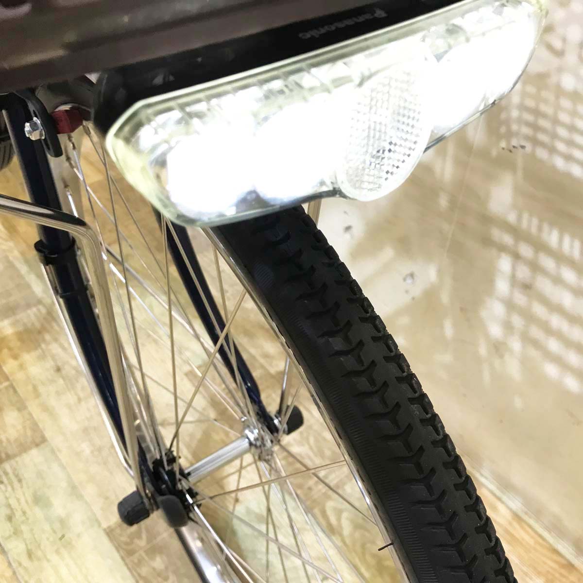 中古電動自転車 パナソニック ビビDX ネイビー 24インチ KG053