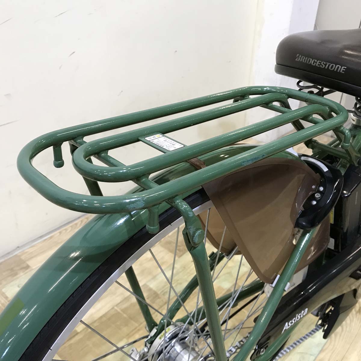 電動自転車 ブリヂストン アシスタ U STD グリーン 26インチ KSR099 【中古車】