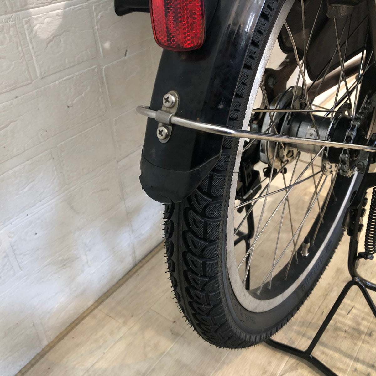 中古電動自転車 ブリヂストン アンジェリーノ プティット e プレシャスベージュ 20インチ YC058