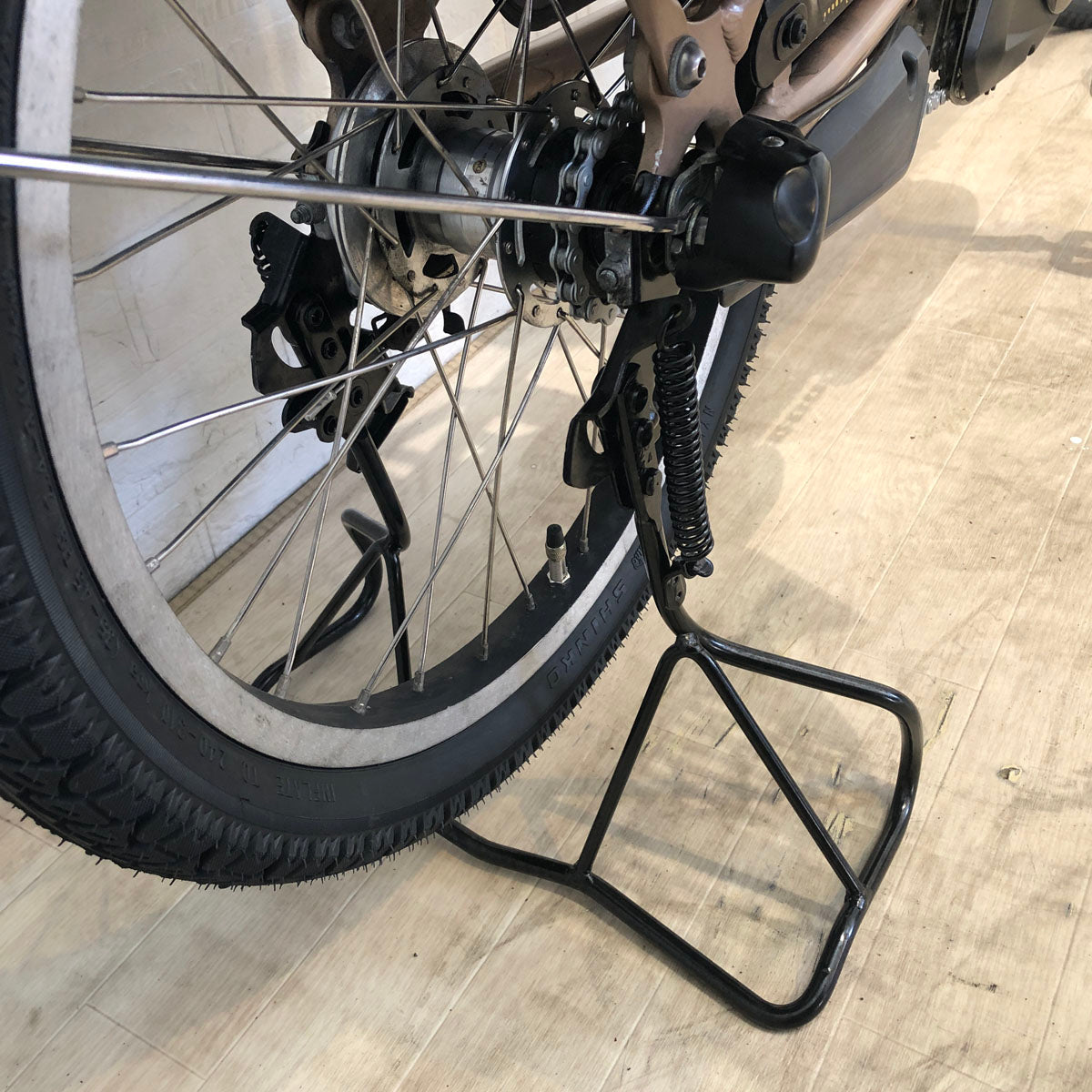 中古電動自転車 ブリヂストン アンジェリーノ プティット e プレシャスベージュ 20インチ YC058