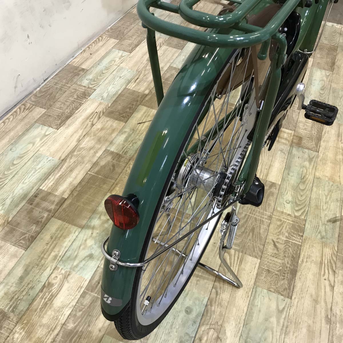 電動自転車 ブリヂストン アシスタ U STD グリーン 26インチ KSR099 【中古車】
