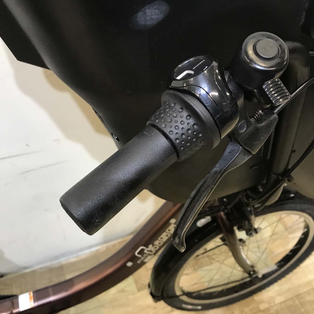 中古電動自転車 ヤマハ PAS Kiss mini un パス キッス ミニ アン ブラウン 20インチ KB044