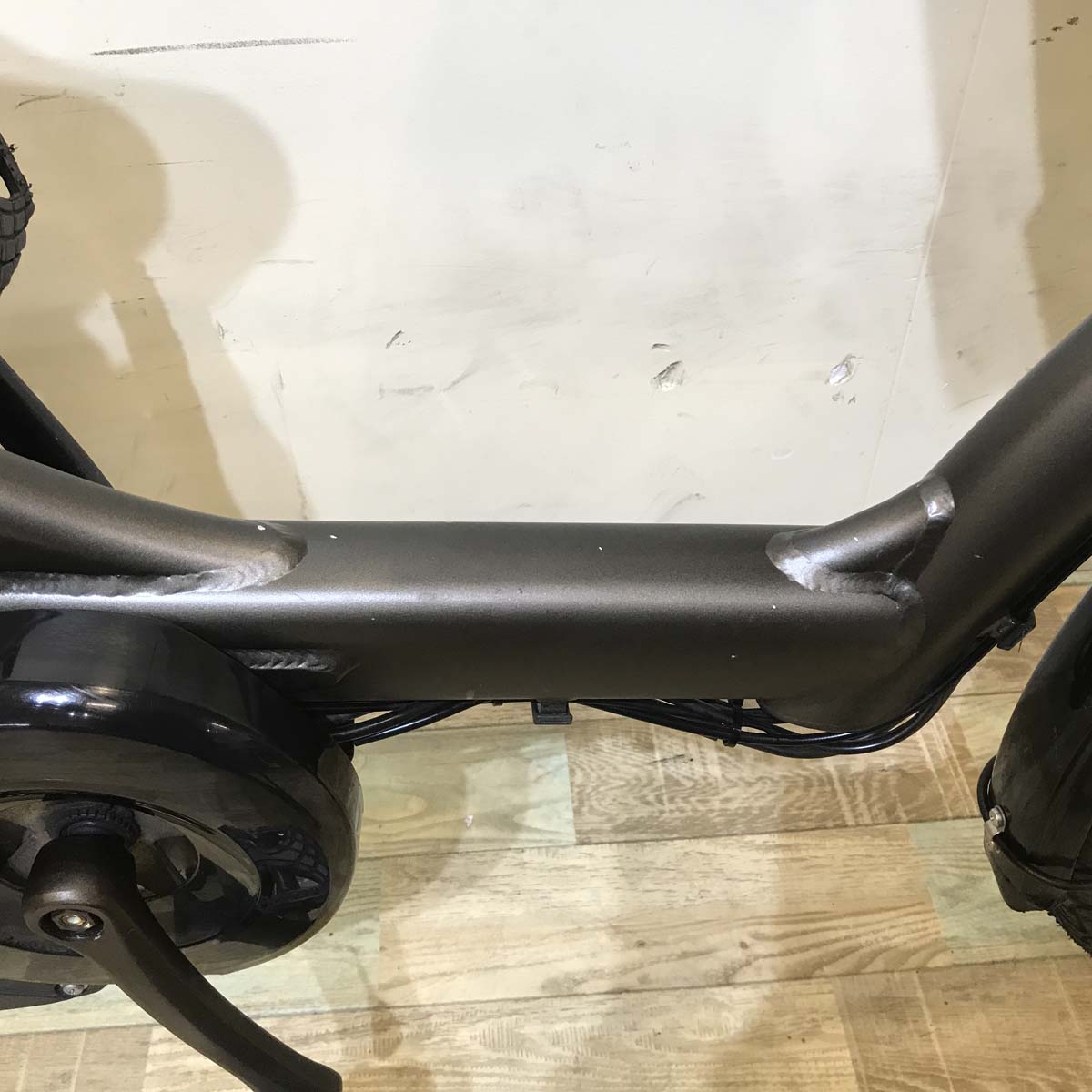 中古電動自転車 ヤマハ PAS Kiss mini パス キッス ミニ カーキ 20インチ KD515