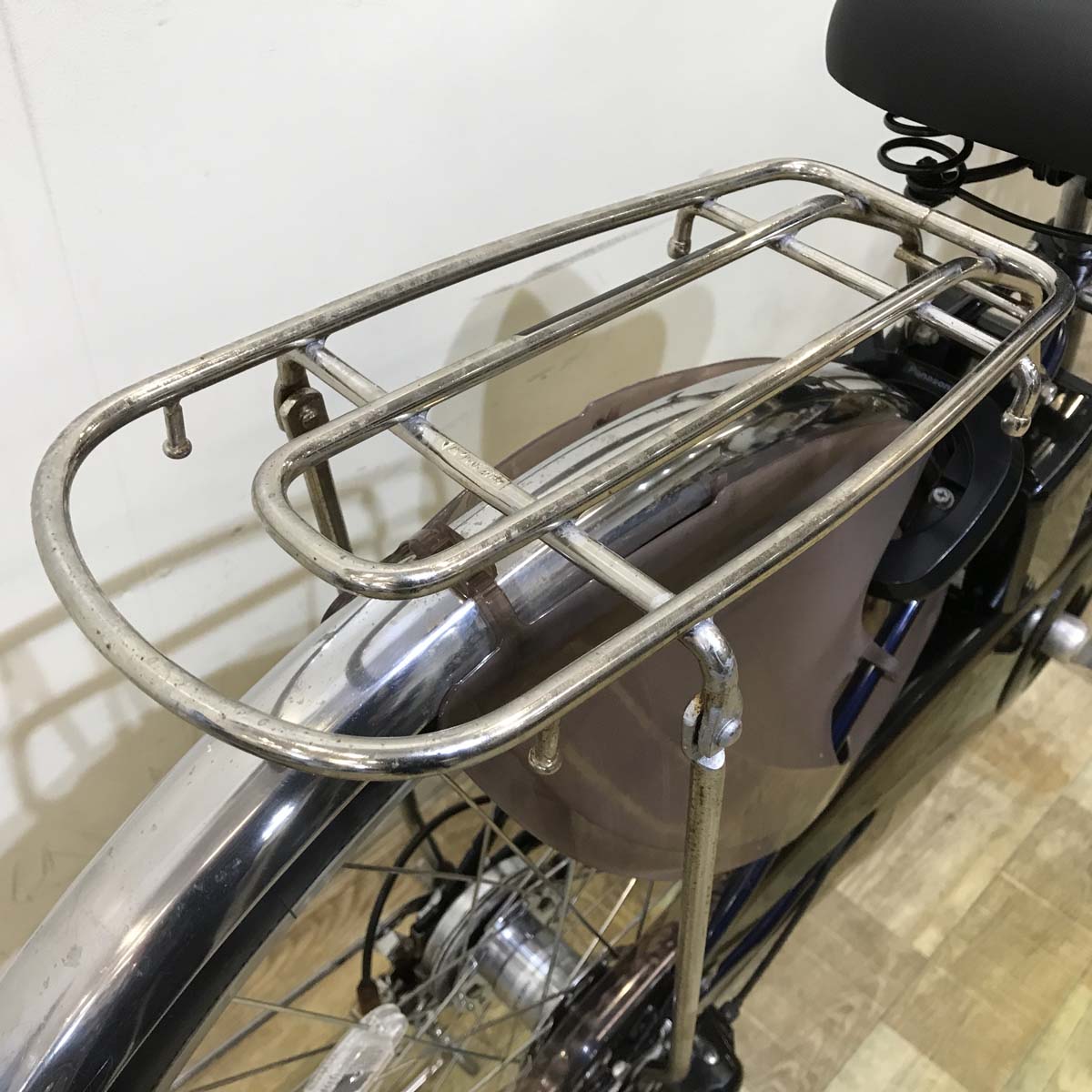 中古電動自転車 パナソニック ビビDX ネイビー 26インチ KG054