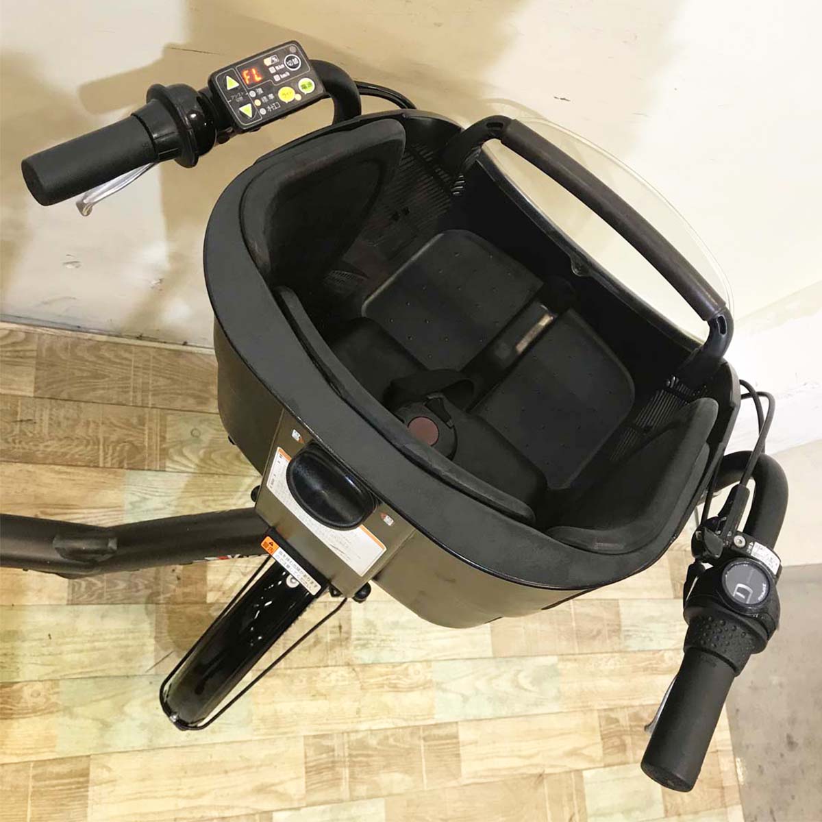 中古電動自転車 ヤマハ PAS Kiss mini パス キッス ミニ カーキ 20インチ KD515