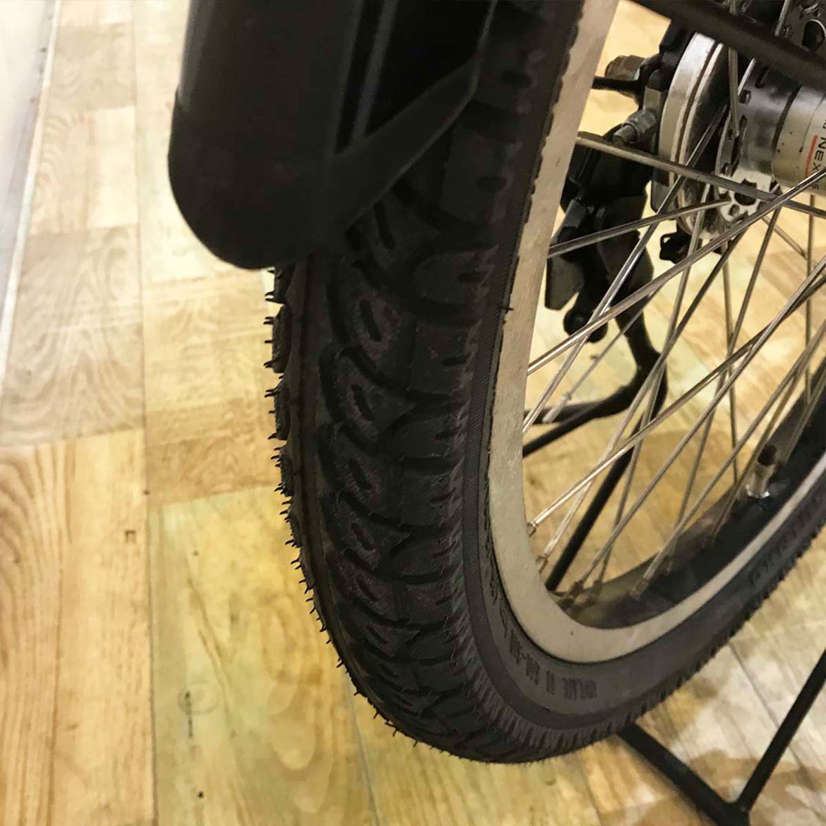 中古電動自転車 ヤマハ PAS Kiss mini パス キッス ミニ カーキ 20インチ KD515