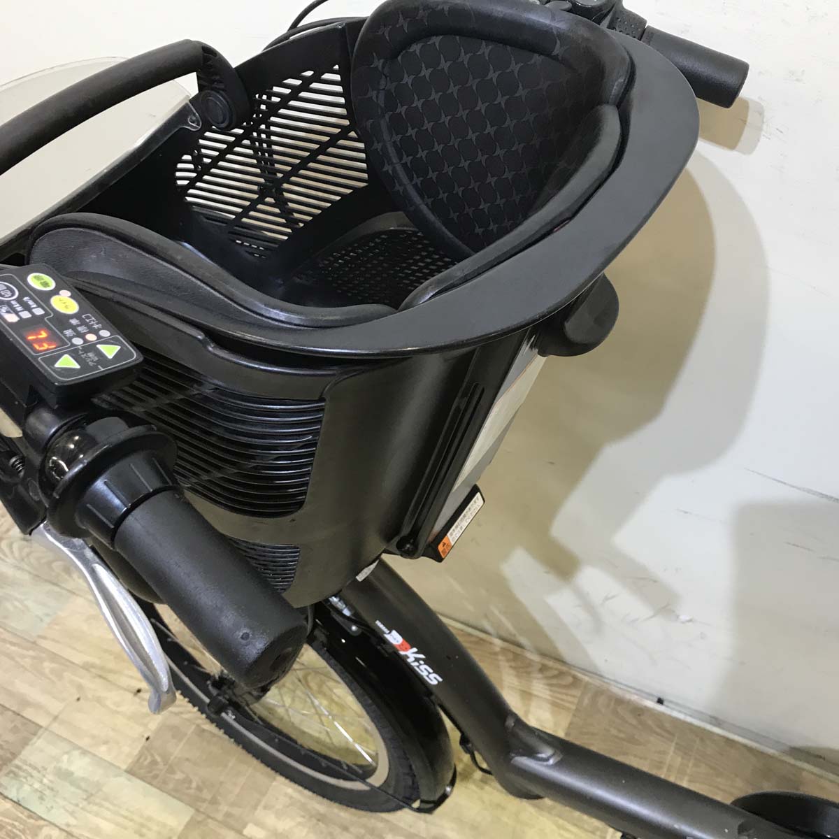 中古電動自転車 ヤマハ PAS Kiss mini パス キッス ミニ カーキ 20インチ KD515