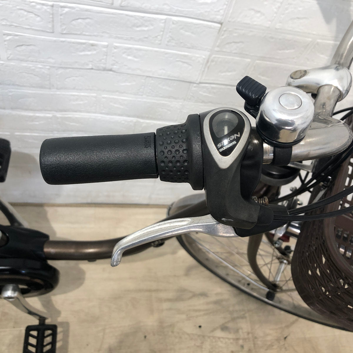 中古電動自転車 新品バッテリー パナソニック ビビ EX ブラウン 24インチ YC059