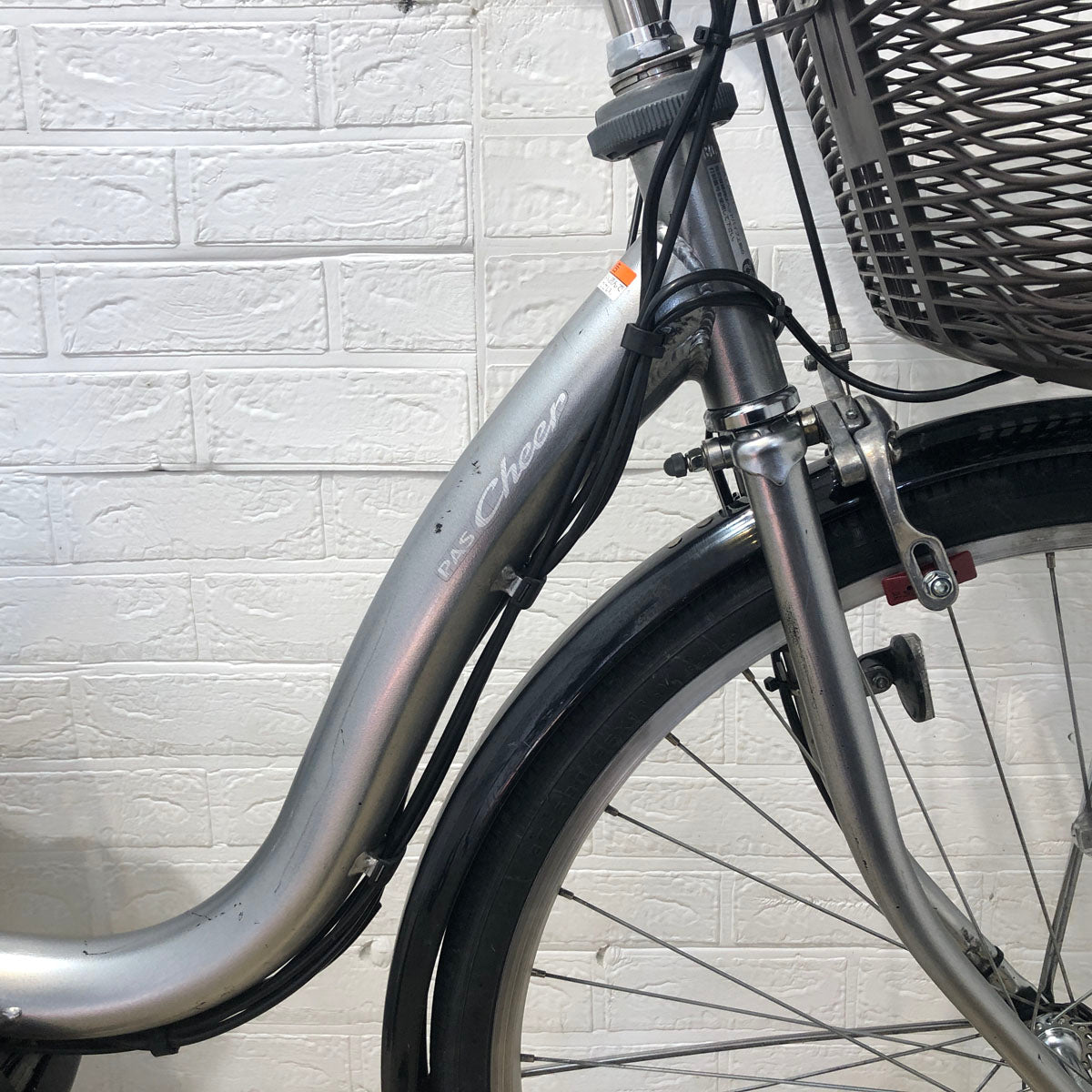 中古電動自転車 ヤマハ PAS Cheer パス チア シルバー 26インチ YC061