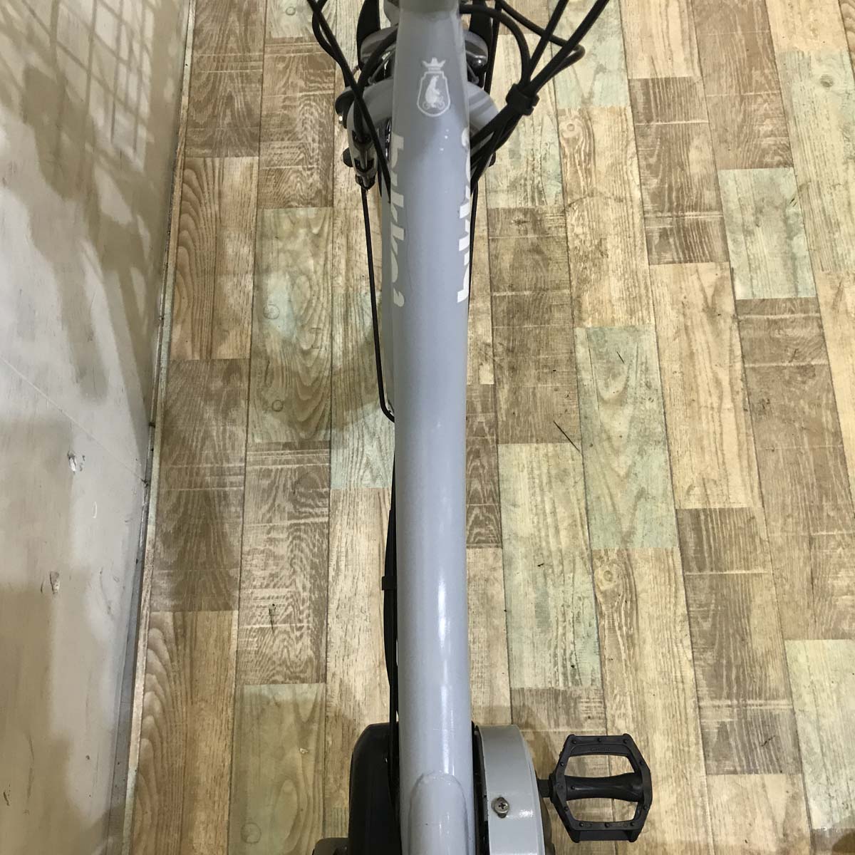 中古電動自転車 ブリヂストン bikke e ビッケ イー グレー 20インチ KB046 