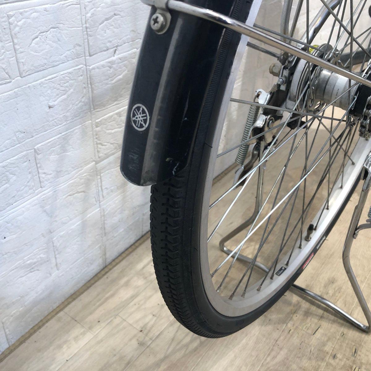 中古電動自転車 ヤマハ PAS Cheer パス チア シルバー 26インチ YC061