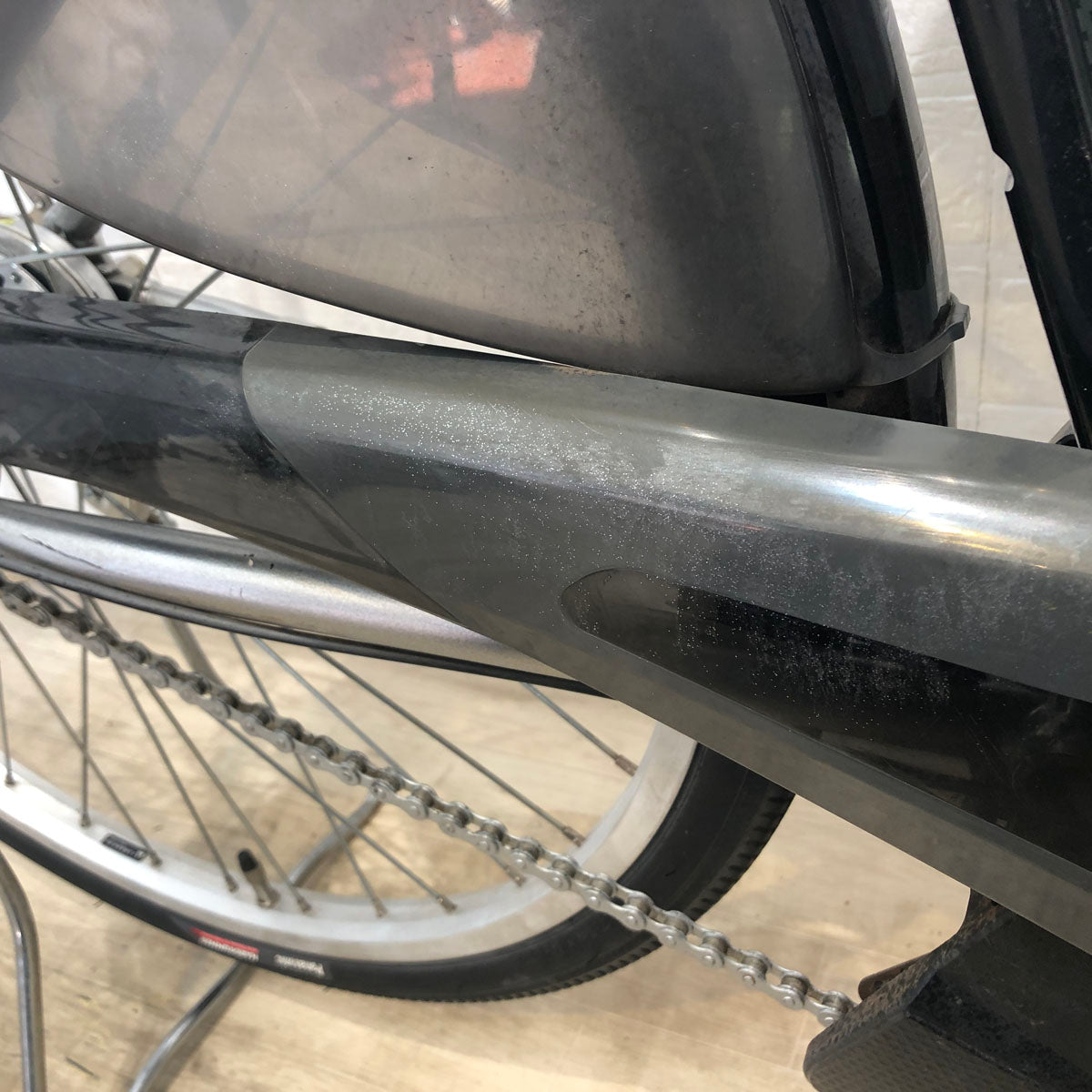 中古電動自転車 ヤマハ PAS Cheer パス チア シルバー 26インチ YC061