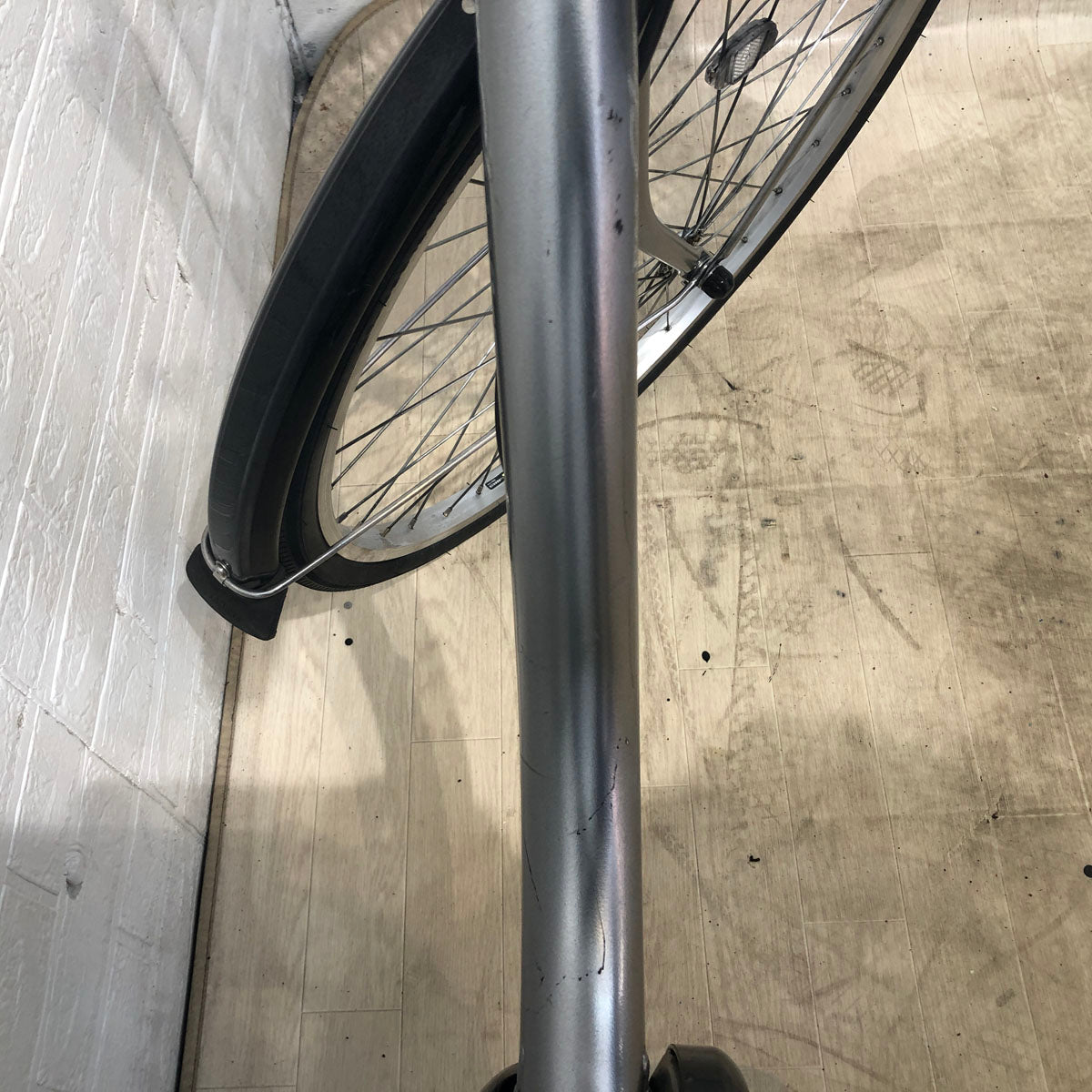 中古電動自転車 ヤマハ PAS Cheer パス チア シルバー 26インチ YC061