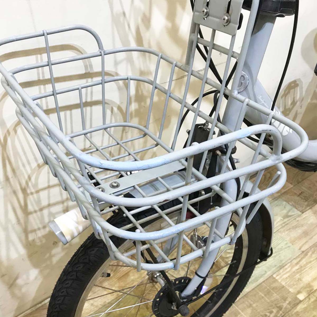 中古電動自転車 ブリヂストン bikke e ビッケ イー グレー 20インチ KB046 