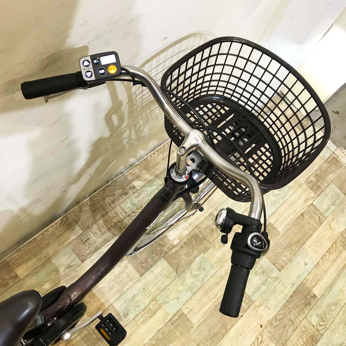 中古電動自転車 パナソニック ビビ L ブラウン 24インチ KB047