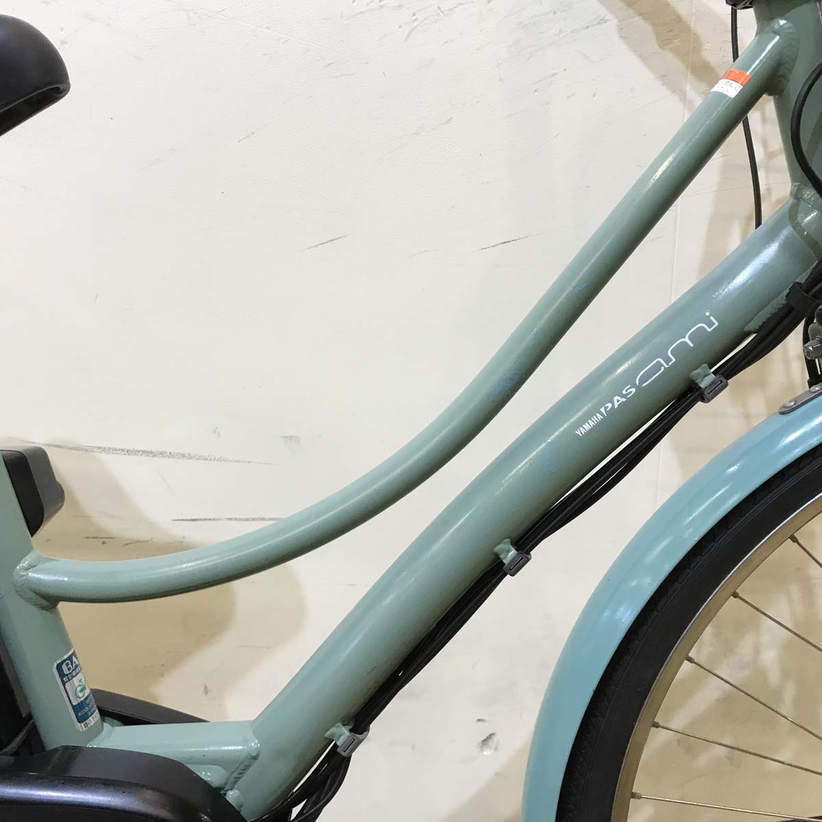 中古電動自転車 ヤマハ PAS アミ グリーン 26インチ KG057