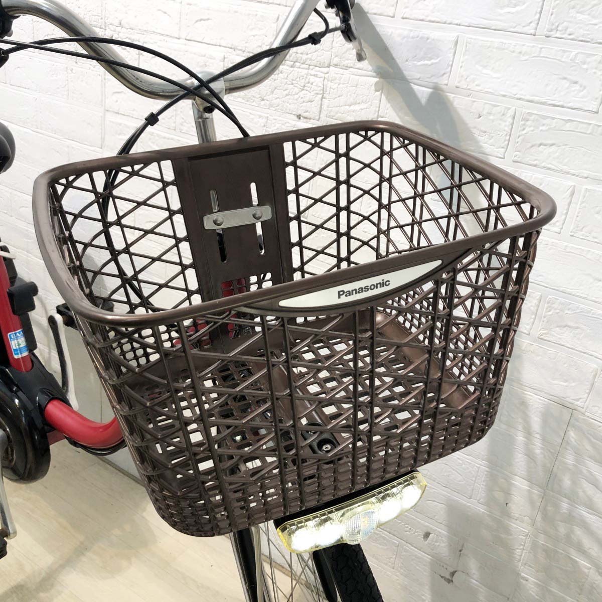 中古電動自転車 パナソニック ビビPX レッド 26インチ YH081